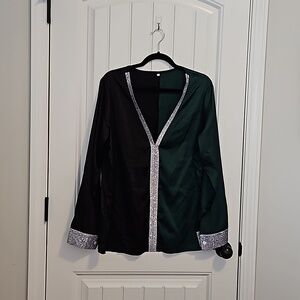 Green And Black Tunic Size 2XL